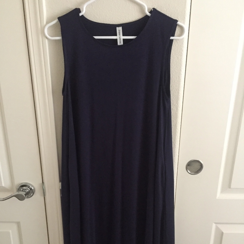 Navy blue dress